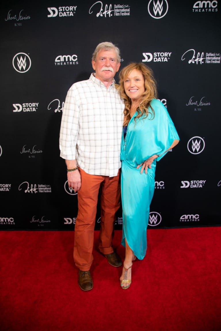 A photo of Tamara and Marc on the Red Carpet.