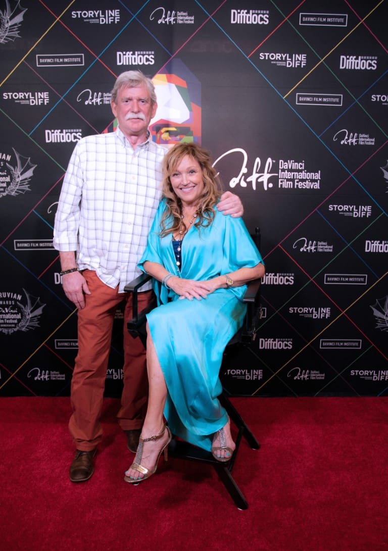 A photo of Tamara and Marc on the red carpet.